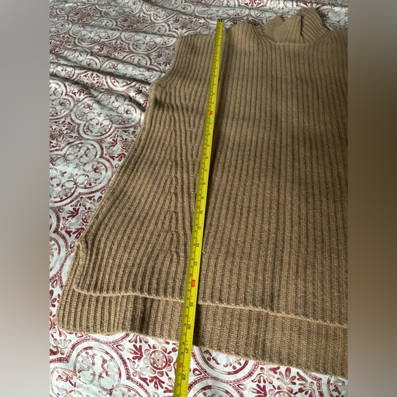 Ganni Tan Ribbed Turtleneck Sweater - Picture 11 of 11